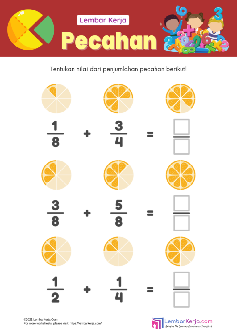 Kuasai Pecahan di Kelas 3 Semester 2: Panduan Lengkap Mengunduh Soal Latihan