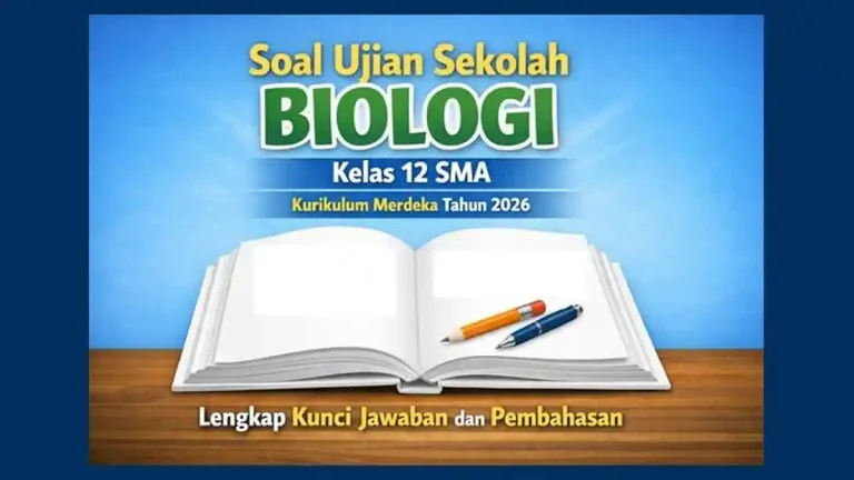 5 Soal Ujian Sekolah Biologi Kelas 12 Kurikulum Merdeka yang Wajib Kamu Kuasai di Tahun 2026