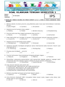 5 Contoh Soal IPS Kelas 4 5 6 yang Wajib Dikuasai Sebelum Ujian Akhir 2026