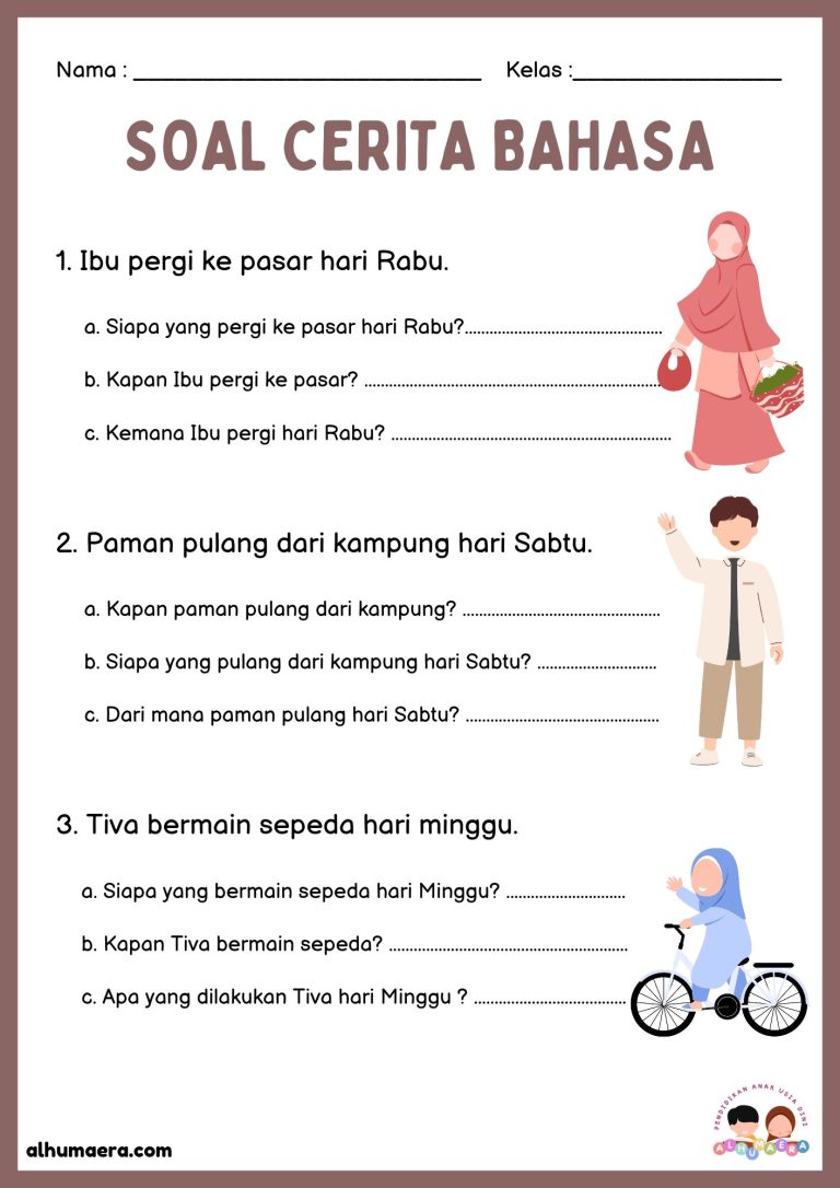 5 Contoh Soal Melengkapi Cerita Kelas 1 SD yang Wajib Dicoba Orang Tua Sebelum Terlambat