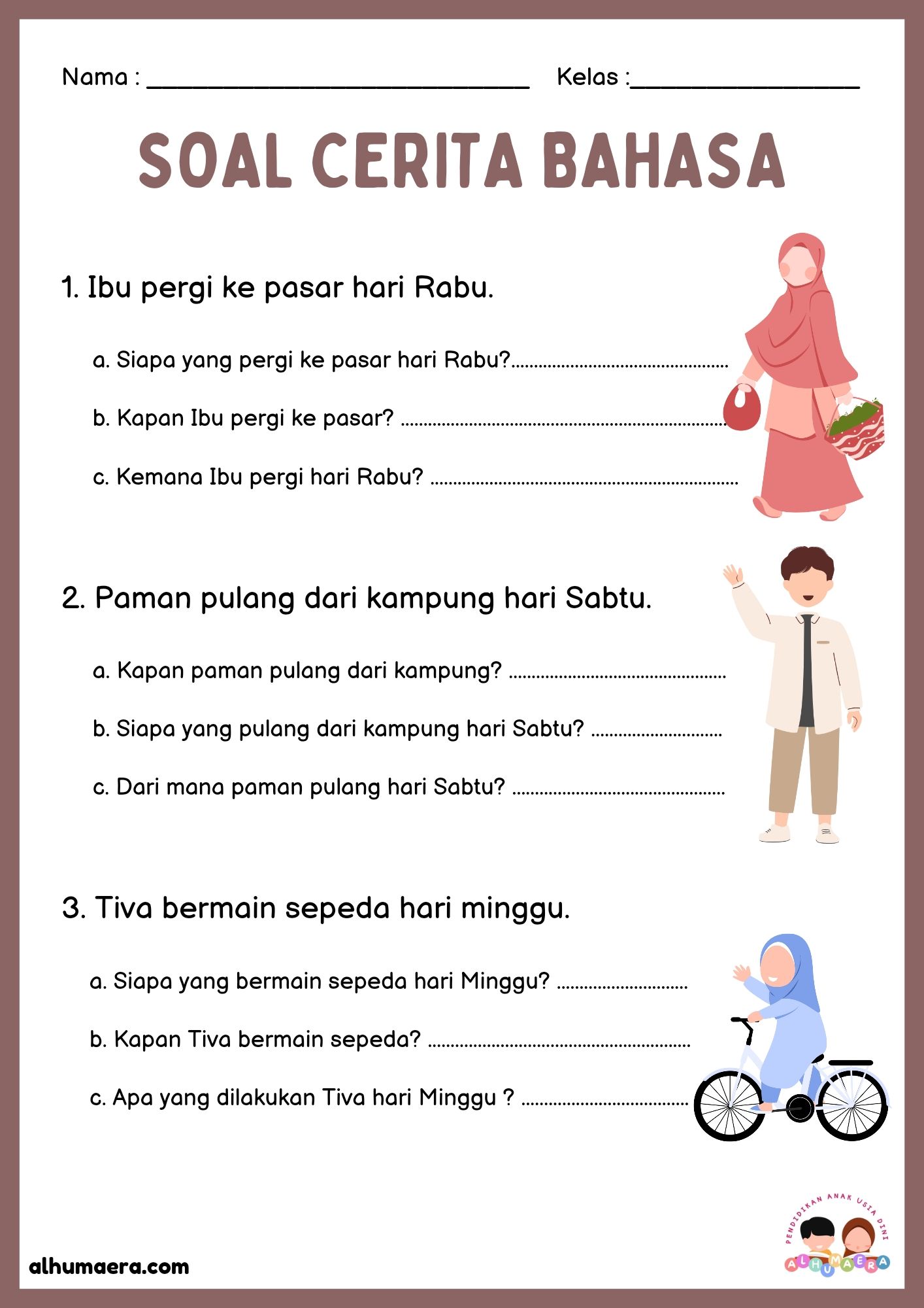 5 Contoh Soal Melengkapi Cerita Kelas 1 SD yang Wajib Dicoba Orang Tua Sebelum Terlambat