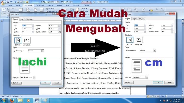 5 Trik Rahasia Cara Mengubah Paragraf Word ke cm yang Selama Ini Jarang Diketahui