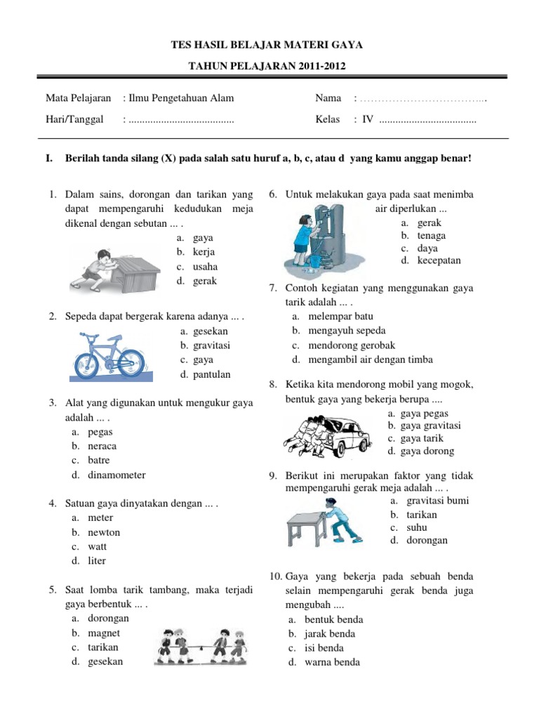 Memahami Gaya Belajar Siswa Kelas 4 SD Contoh Soal Tema 7 Subtema 1