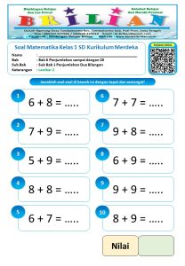Ini Rahasia Terbukti Membuat Anak Jago Berhitung dengan Contoh Soal Matematika untuk Kelas 1 SD yang Menyenangkan
