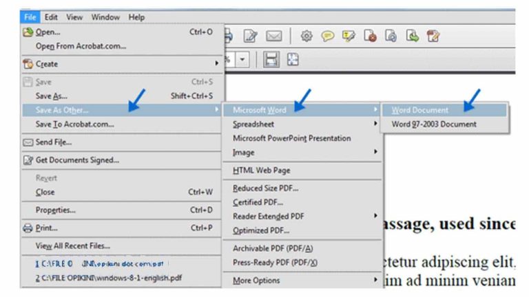 Ternyata 3 Cara Mengubah PDF di Foxit Reader PDF Menjadi Word Format Tetap
