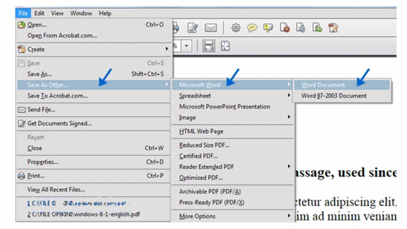 Ternyata 3 Cara Mengubah PDF di Foxit Reader PDF Menjadi Word Format Tetap
