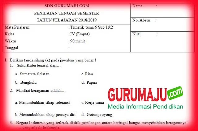 5 Rahasia Terbukti Download Soal UTS Semester 2 Kelas 4 Kurikulum 2013 Sebelum Nilai Turun
