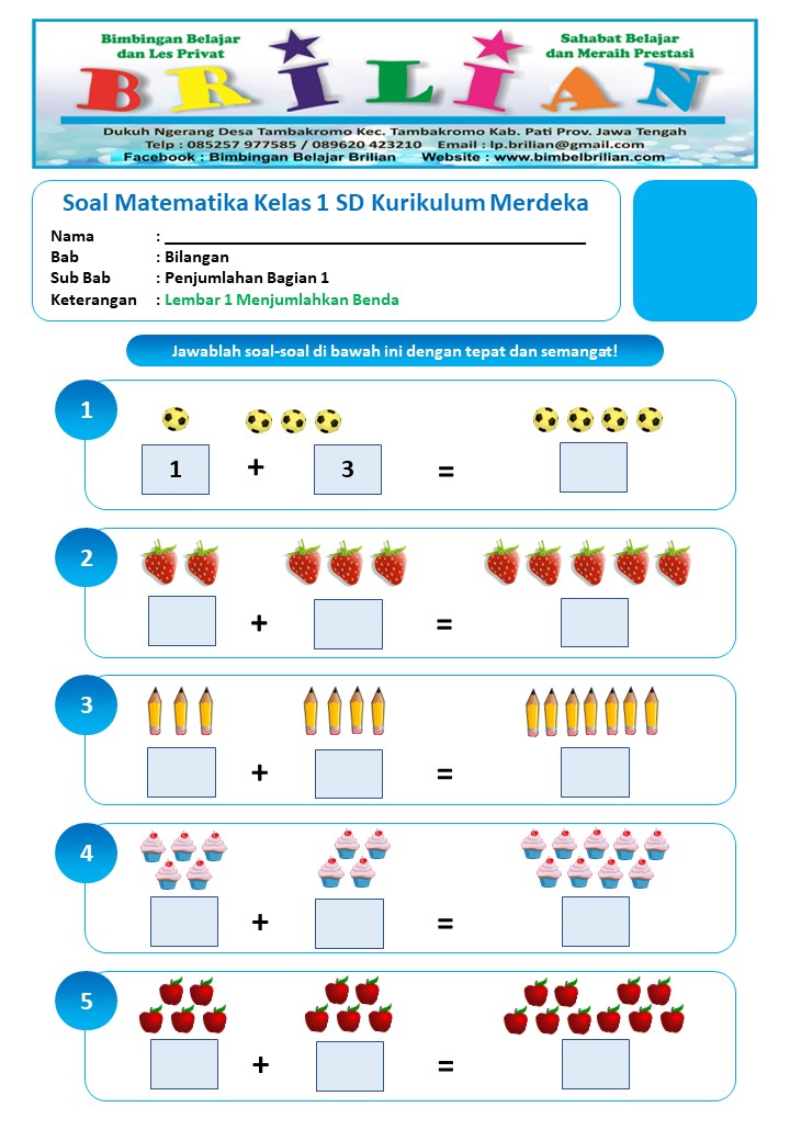 7 Cara Seru Belajar Contoh Soal Mathematic untuk Kelas 1 SD yang Ternyata Bikin Anak Makin Cinta Berhitung