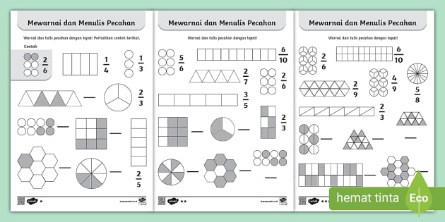 7 Rahasia Mengubah Gambar Pecahan untuk Soal Matematika Kelas 3 SD Jadi Persen Mudah