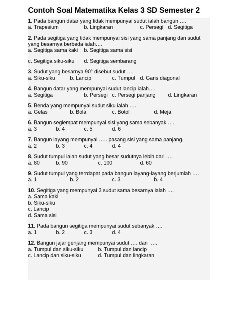 7 Rahasia free download soal semester 2 kelas 3 sd ktsp yang Wajib Diketahui Orang Tua