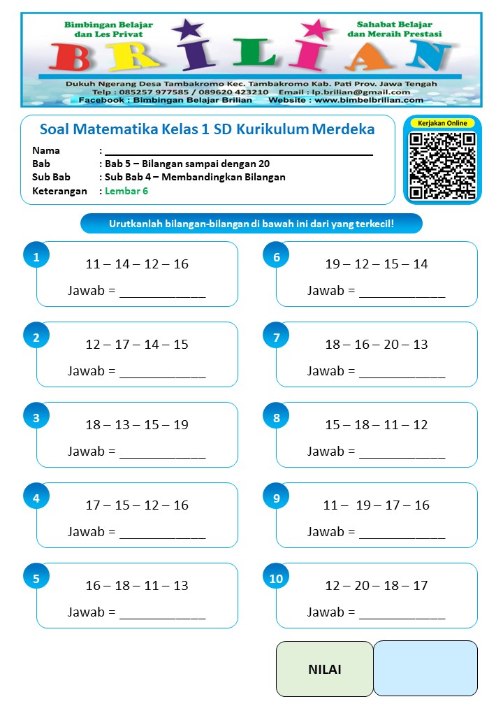 7 Soal Cerita Matematika NRV SD Kelas 1 yang Sering Keluar di Ujian, Ternyata Ini Kunci Jawaban dan Trik Cepatnya 7 Soal Cerita Matematika NRV SD Kelas 1 yang Sering Keluar di Ujian, Ternyata Ini Kunci Jawaban dan Trik Cepatnya