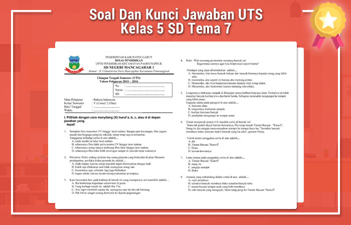 Terbukti! 5 Rahasia Mudah Download Soal UTS Tema 7 Kelas 4 dan 5 Sebelum Ujian Dimulai