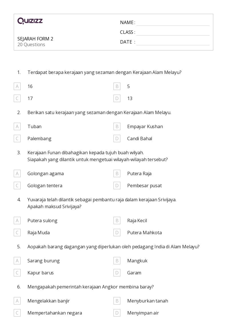 Terbukti! 7 Contoh Soal Sejarah Kelas 2 Bab 6 yang Bikin Anak Cepat Paham Sebelum Ujian