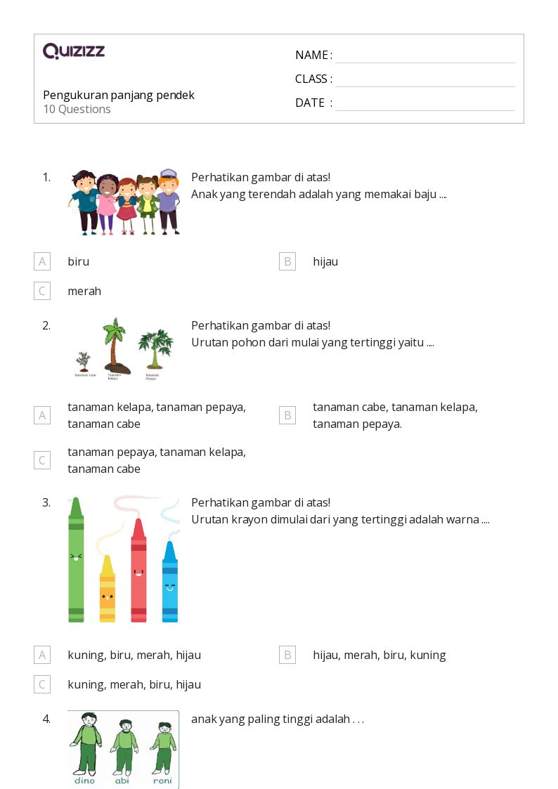 Terbukti 7 contoh soal materi tentang panjang pendek lagu kelas 1 yang Bikin Anak Sukses