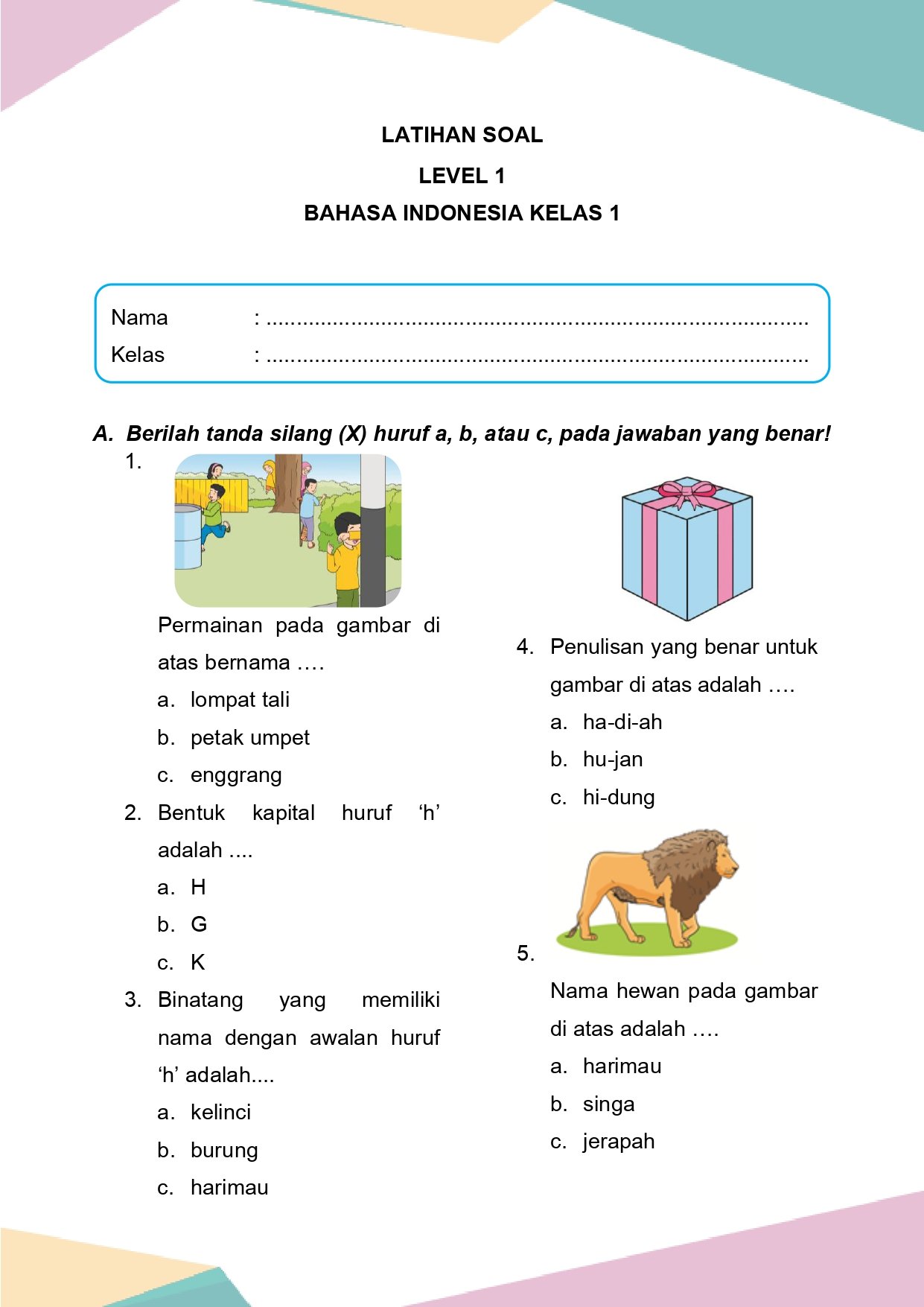 Rahasia Nilai Sempurna dengan Latihan Soal UTS Bahasa Indonesia Kelas 1 SD Semester 2