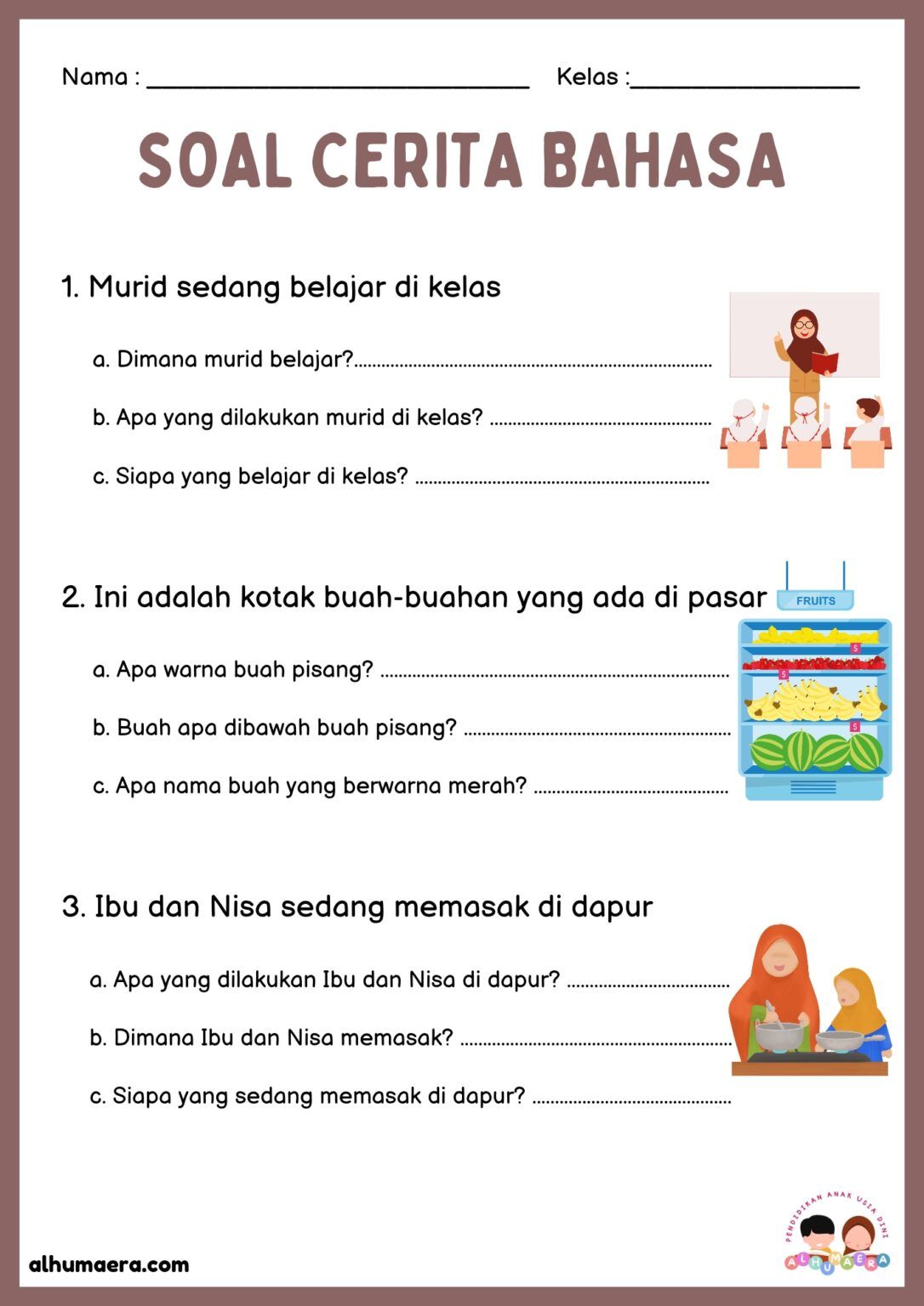 Wajib Tahu Cara Menjawab Soal Cerita Bahasa Indonesia Kelas 3 SD Agar Anak Makin Pintar